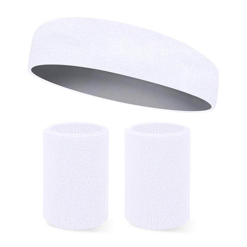 WEZHO Sports Towel Wristband and Headband Set