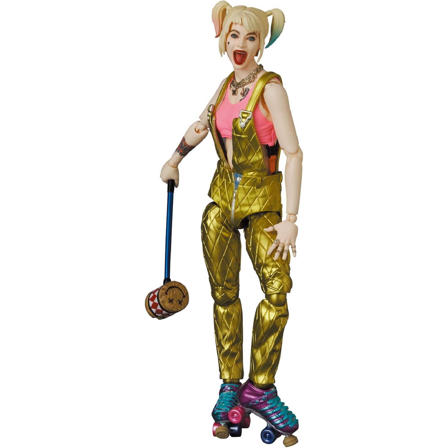 Хищные птицы Медикома: Harley Quinn (Версия комбинезона) Фигурка Mafex, многоцветная