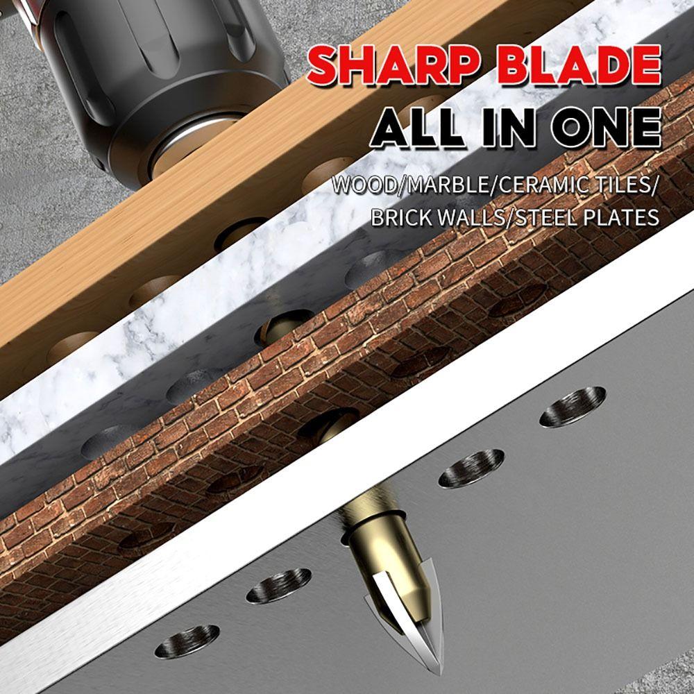 1Pcs Hole Opener Cross Tile Drill Bit 3-12mm Alloy Drill Bit Drilling Tool for Glass Metal Ceramic