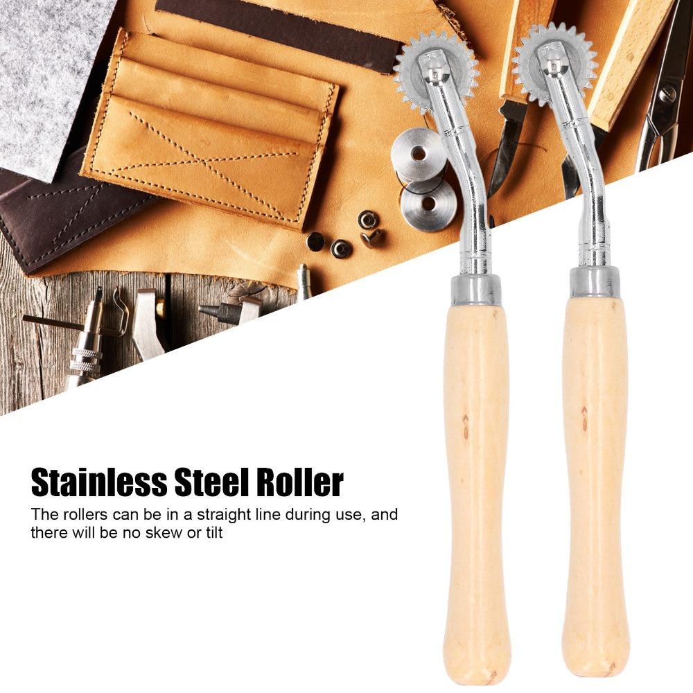 2PCS Strong Clamping Force Tracing Wheel Tool Stainless Steel Tracing Wheel  For Cloth Paper