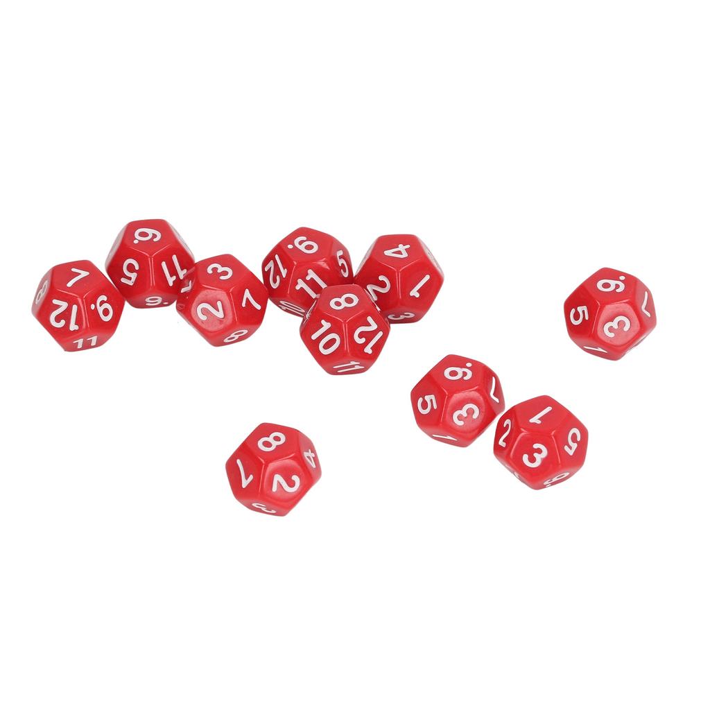 40Pcs 12 Sided Dice Set Polyhedral Dice for Family Party Board Game Pub Game