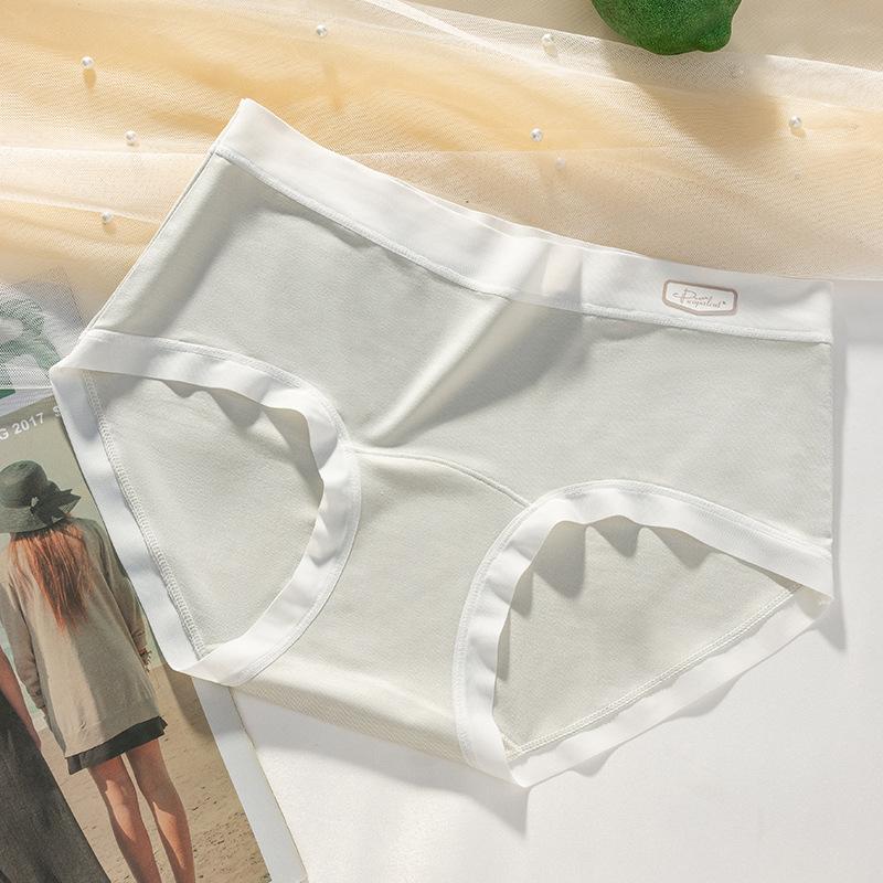 

Женское весенне-осеннее удобное дышащее антибактериальное нижнее белье с ластовицей 10A, бесшовное, со средней посадкой XL синий/серый