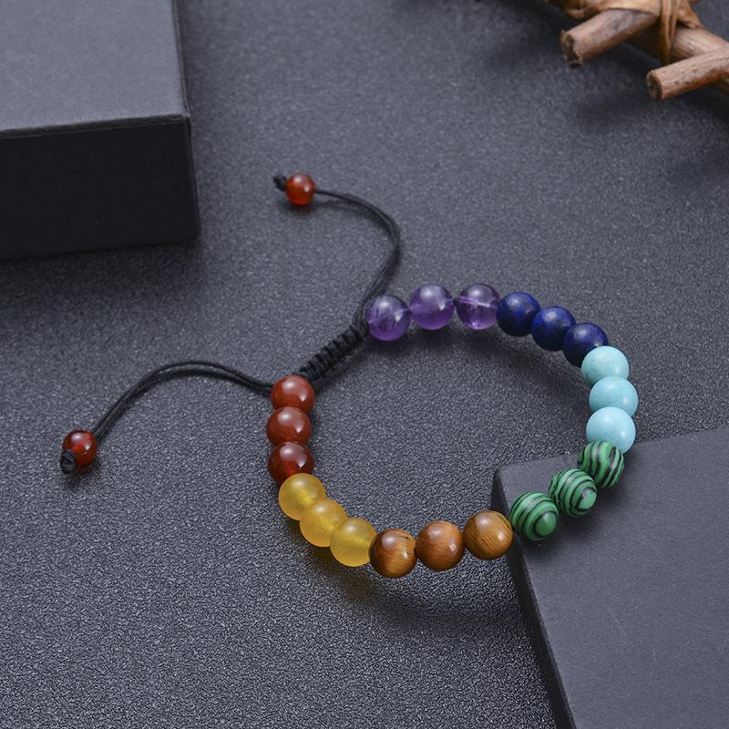 

JYL TS Bracelet Yoga Adjustable Life Tree Beaded Balances Chakras & Fosters Growth 8mm-bracelet серпанок пурпурового кольору