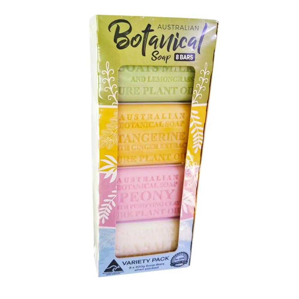 Australian Botanical Soap Variety Pack 200g x 8 Pieces Australian Soap
