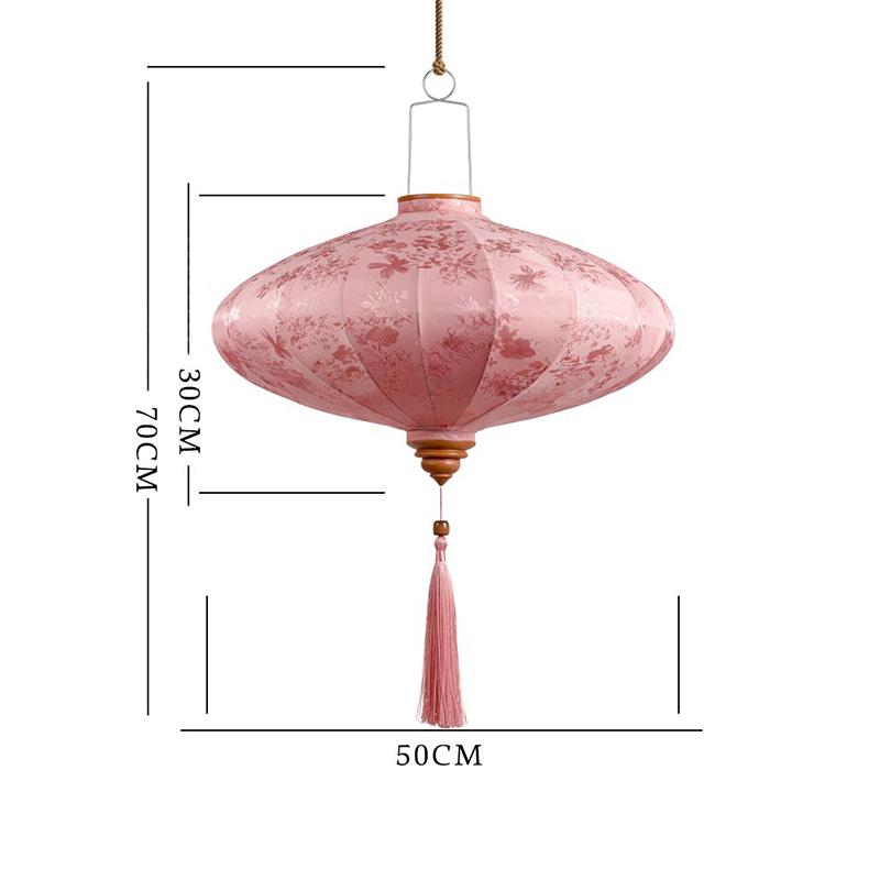 

14-дюймовый восточный атласный шелковый фонарь в древнем стиле, форма летающей тарелки, дворцовый фонарь, декорация для подвешивания на Праздник Весны 14INCH