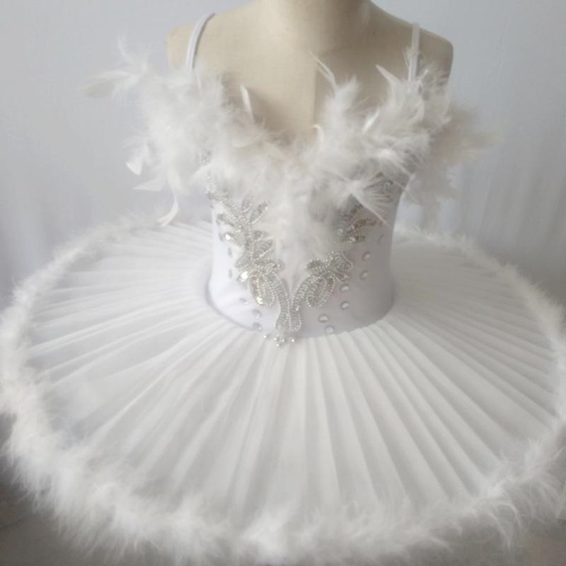 Children's and Adults' Sequin Ballet Tulle Skirt - Professional Swan Lake Dance Costume