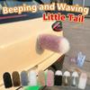 Fluffy Car Wagging Moving Tail Realistic Motorcycle Tail Ornament  All Vehicles