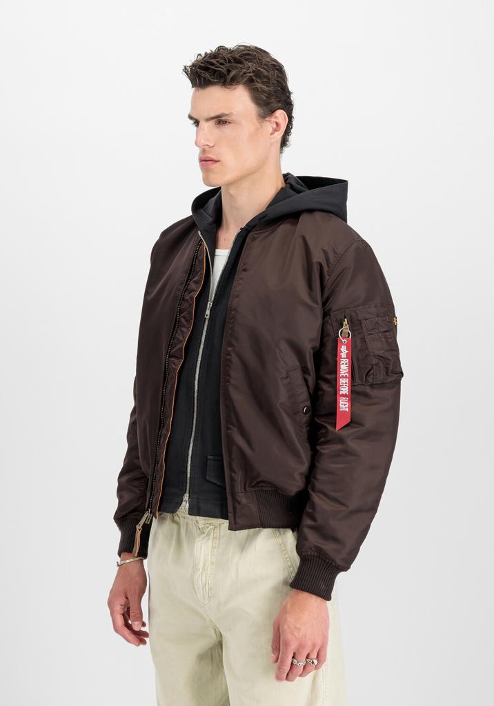 Winter Jacket Alpha Industries MA-1 VF 59 Man (191118) Dark Brown