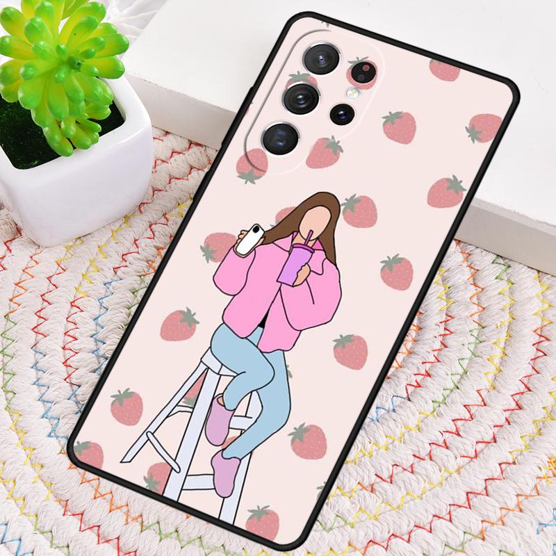 Charli D'amelio Aesthetic Phone Case for Samsung Galaxy Note 10 Pro S26 Ultra S23 S24 FE S25 S21 S22 PLUS Shockproof Cove