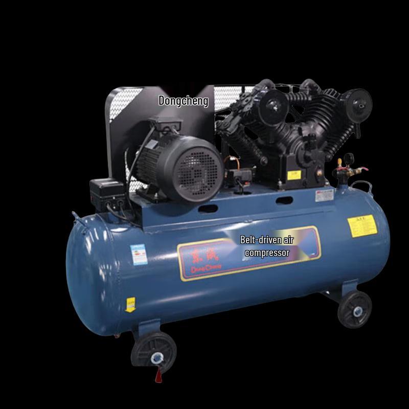 Dongcheng Belt-Driven Air Compressor CN Plug (adapter Included)
