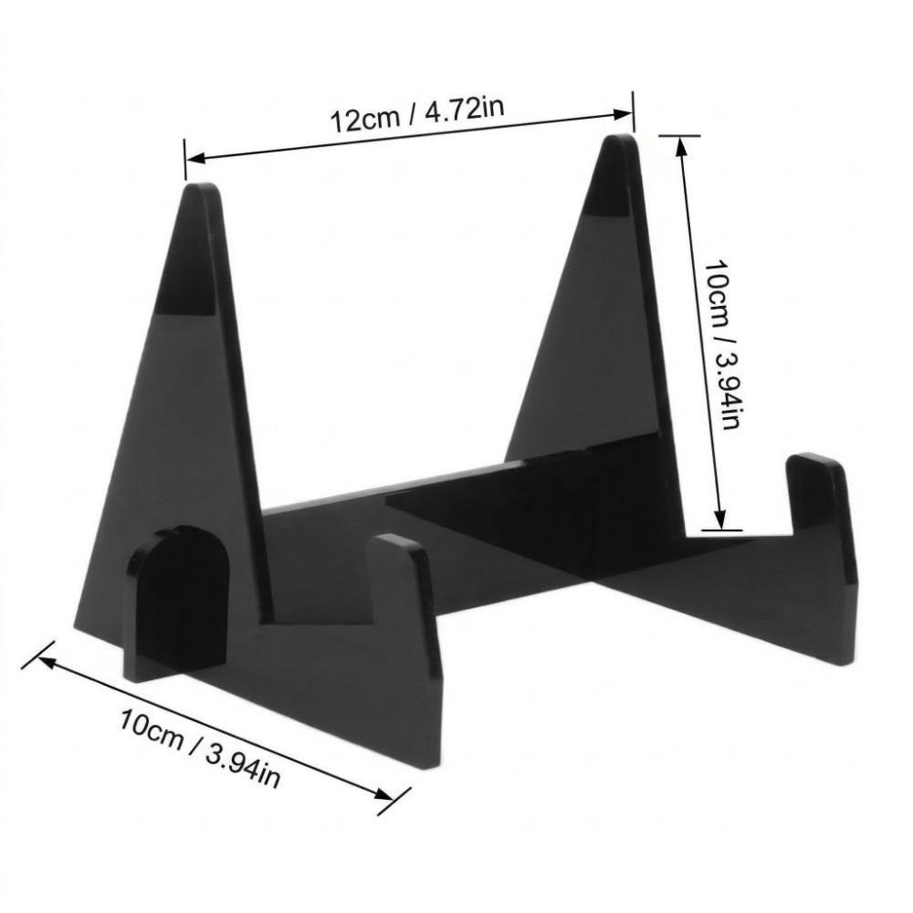 Acrylic Acrylic Book Display Stand Adjustable Bookrack Portable Bookshelf  Office Desks