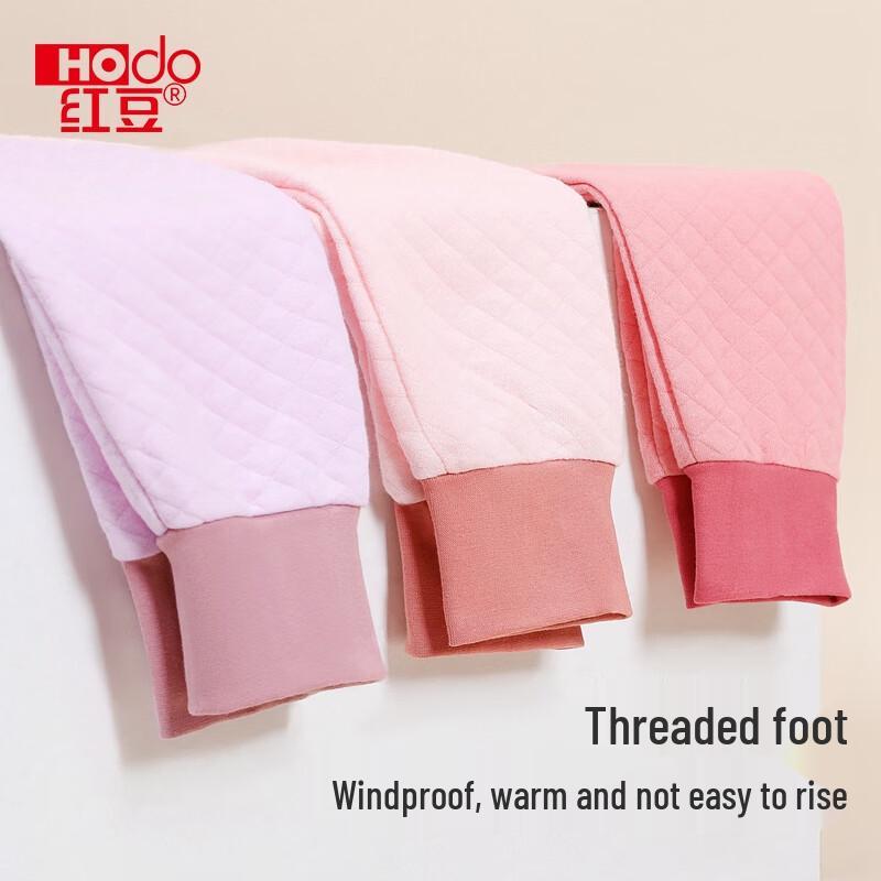 Hongdou Girls' Pure Cotton Air-Layer Thermal Leggings