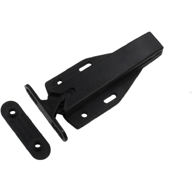Doors Catches Latch ABS Push To Open Touch Release Door Latch Hinge Cupboard Cabinet Hinges Invisible Rebound Home Hardware(Black)