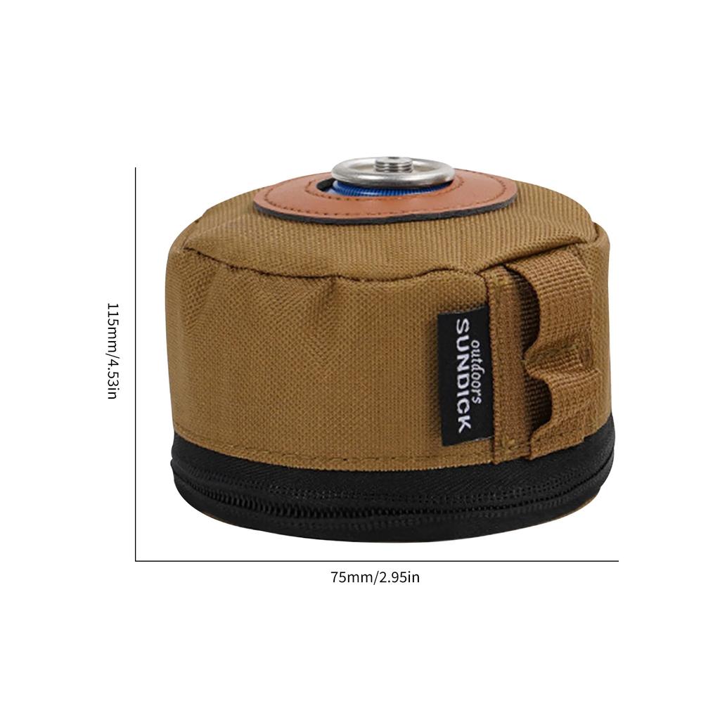 Camping Gas Can Portable Ventilated Propane & Butane Protector Outdoor Gas Case Fuel Cylinder Storage Bag Air Bottle Wrap Sleeve