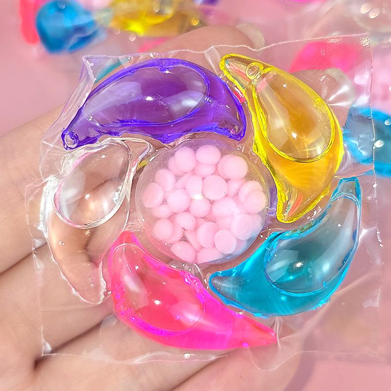 30-Pack Six-in-One Laundry Pods with Scented Beads: Softening, Stain Removal, Long-Lasting Fragrance