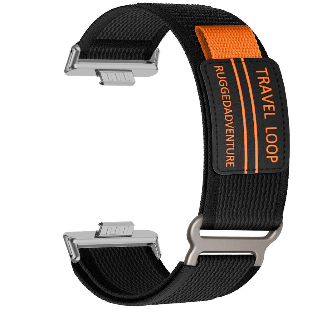 

Нейлоновий ремінець для Huawei Watch Fit 4 Pro Band Спортивний чоловічий жіночий змінний браслет Huawei Fit 3 Fit 4 Travel Loop Аксесуари Huawei Fit 4 Pro &Silver чорний