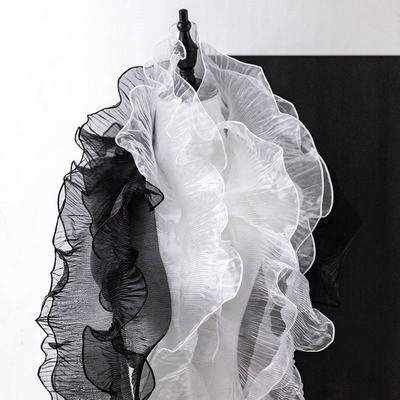Denizkızı Renkli Örgü Dantel Giyim Aksesuarları DIY Dekoratif Yaka Kol Etek Hem Kumaş Genişliği 12 cm
