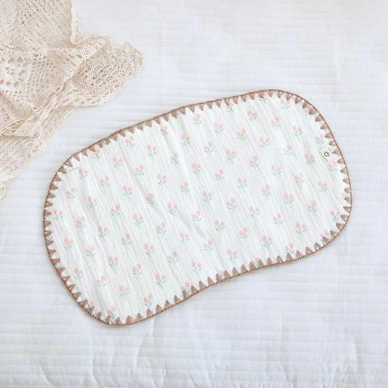 10-lagiges Baumwollgaze-Neugeborenenkissen - Atmungsaktiv, Schweißabsorbierend, Wolkenförmig für Babykomfort