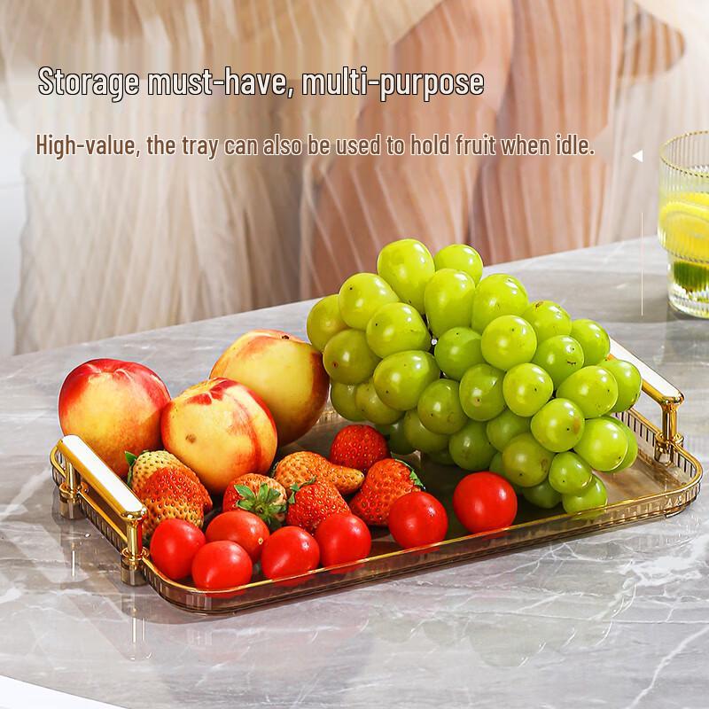 CAIZHI Divided Fruit & Snack Serving Platter with Lid