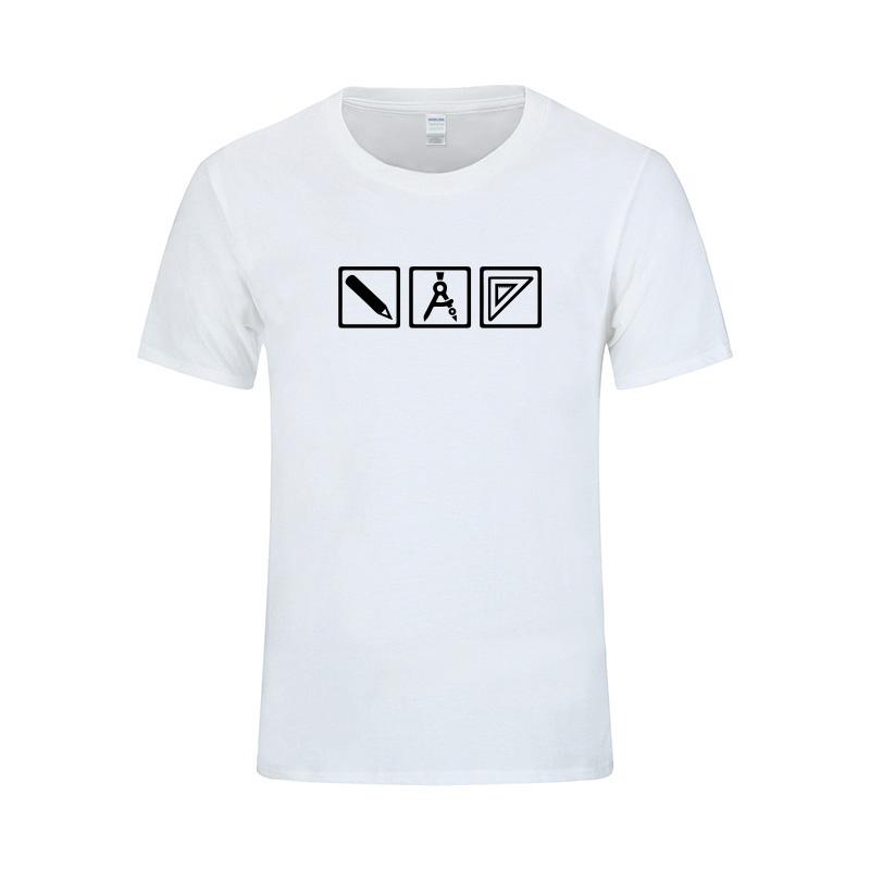 Architect Tools Print T Shirt Unisex Summer Short Sleeve Cotton Tshirt Cool Novelty Funny Gift Tee Unisex Fashion Tops