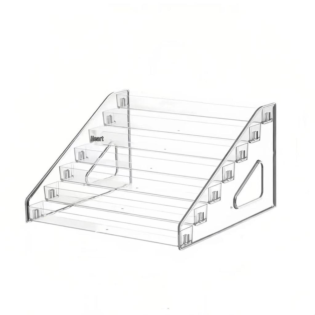 Acrylic Multi-layer Transparent Storage & Display Rack for Cosmetics and Badges