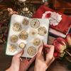 Adesivos Vintage para Garrafas de Água Dourado Multiuso Decalques para Scrapbooking 45PCS Adesivos Decorativos Criativos para Cadernos Água