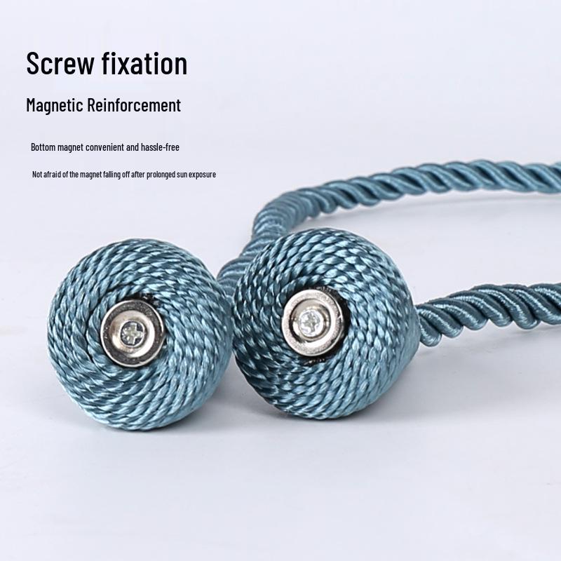 Magnetic Conical Curtain Tieback - No Drill Needed