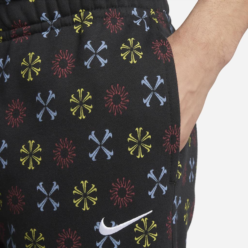 Nike Knitted Sweatpants Men's Multicolor Moderate Cuffed Pants FJ1637-010