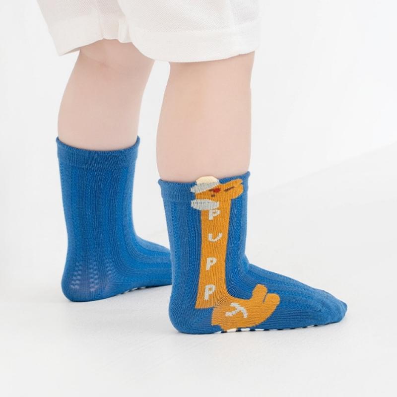 Baby Girls Socks Soft Cartoon Cotton Non-slip Socks Children Girl Mesh Anti-slipping Socks Indoor Floor Socks