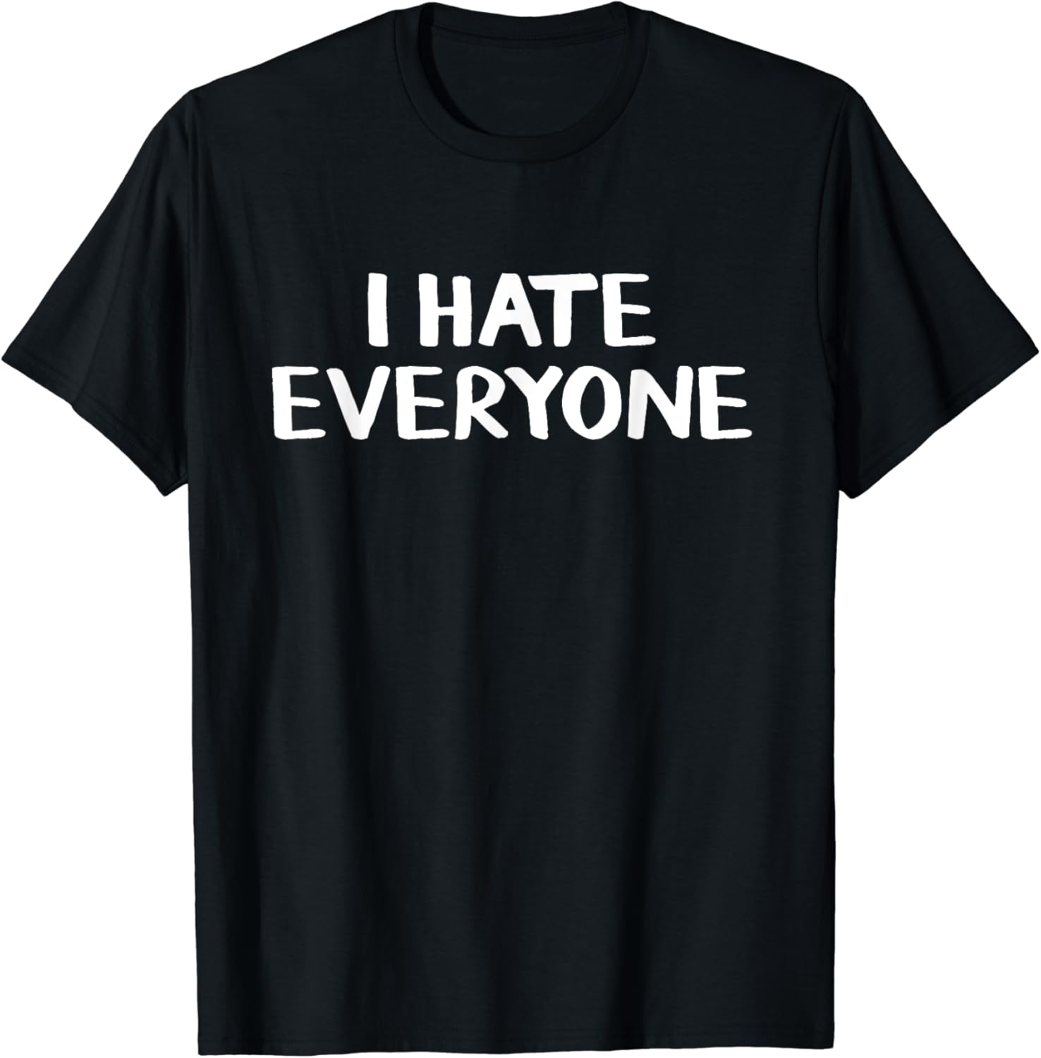

I Hate Everyone T-Shirt Unisex Oversized T Shirt Teens Oversized Cotton Short Sleeve Lightweight Men Clothing 4XL