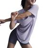 Nike Drop Shoulder Sleeve T Shirt Women's Purple FN2815-512