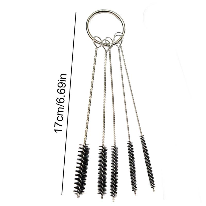 Airbrush Reinigungsset Strohhalmreiniger Bürste Leistungsstarke Edelstahlnadel Tragbar Für Griffe Düsen Rohre Professionelle Arbeit
