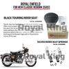Royal Enfield "New Classic 350 Black Touring Rider Seat With Seat Spring"
