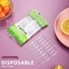 Individually Packaged Bamboo Fruit Forks - Disposable, Thickened, and Durable for KTV, Bar, and Cake Use