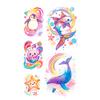 Butterfly Ocean Series Fluorescent Tattoo Stickers Music Festival Concert Support Face Stickers Party Tattoo Stickers