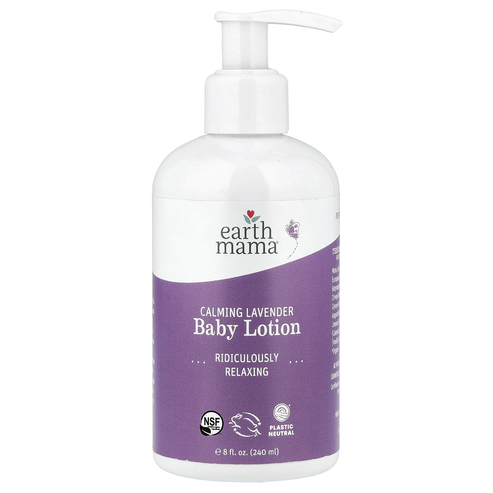 

Earth Mama, Calming Lavender Baby Lotion, 240ml (8 fl oz)