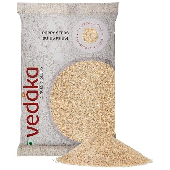 Vedaka Poppy Seeds (Khus Khus), 200g & Amazon Brand - Vedaka Raw Peanuts, Pink, 1kg