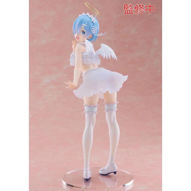 Latest Original Genuine Taito Re: Zero Starting Life In Another World 18cm Rem Beautiful Angel Model Figure Playthings Qwiooe