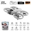 2025 V66 Mini-Drohne 4k HD-Kamera WiFi Hindernisvermeidung Faltbarer Quadcopter Fernbedienung Hubschrauber Kinderspielzeug Geschenk Optische Flusspositionierung