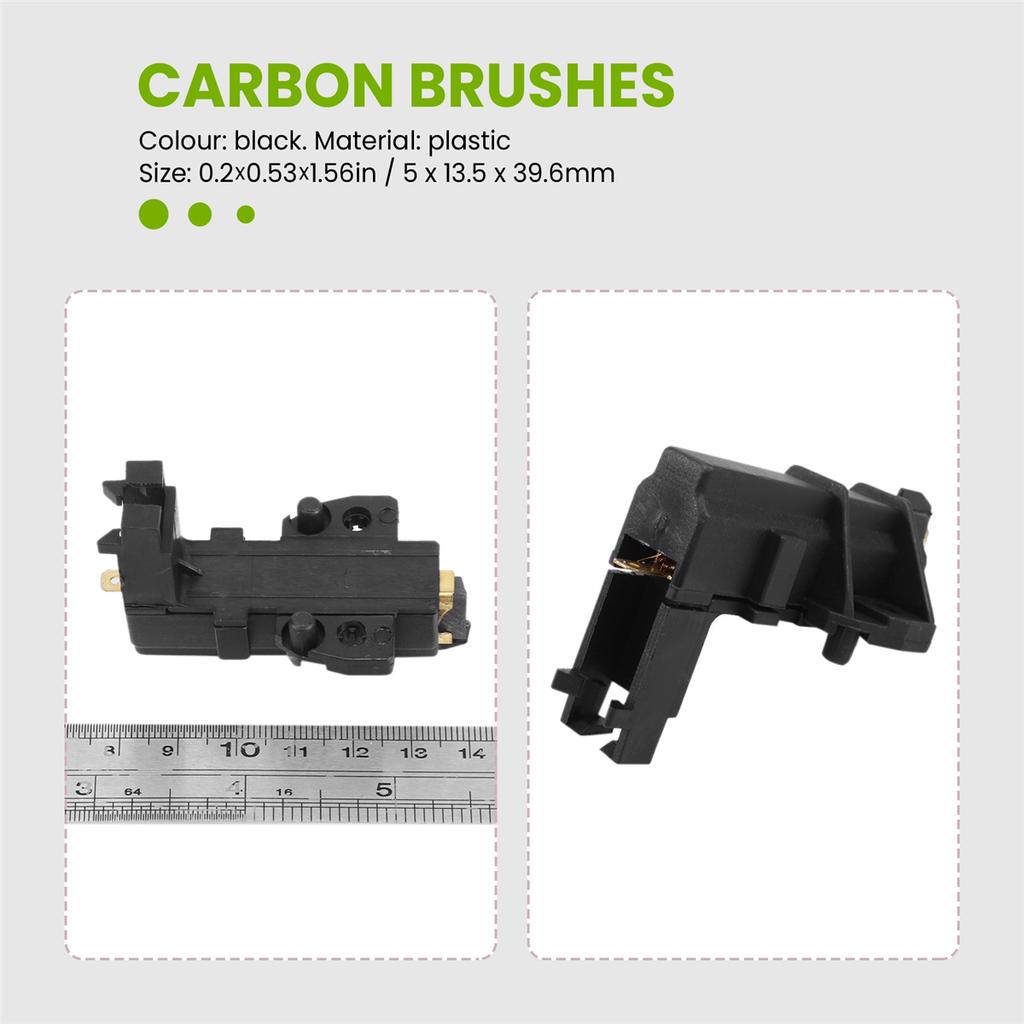 2Pcs Washing Machine Motor Carbon Brush for Whirlpool Hoover Candy Ceset