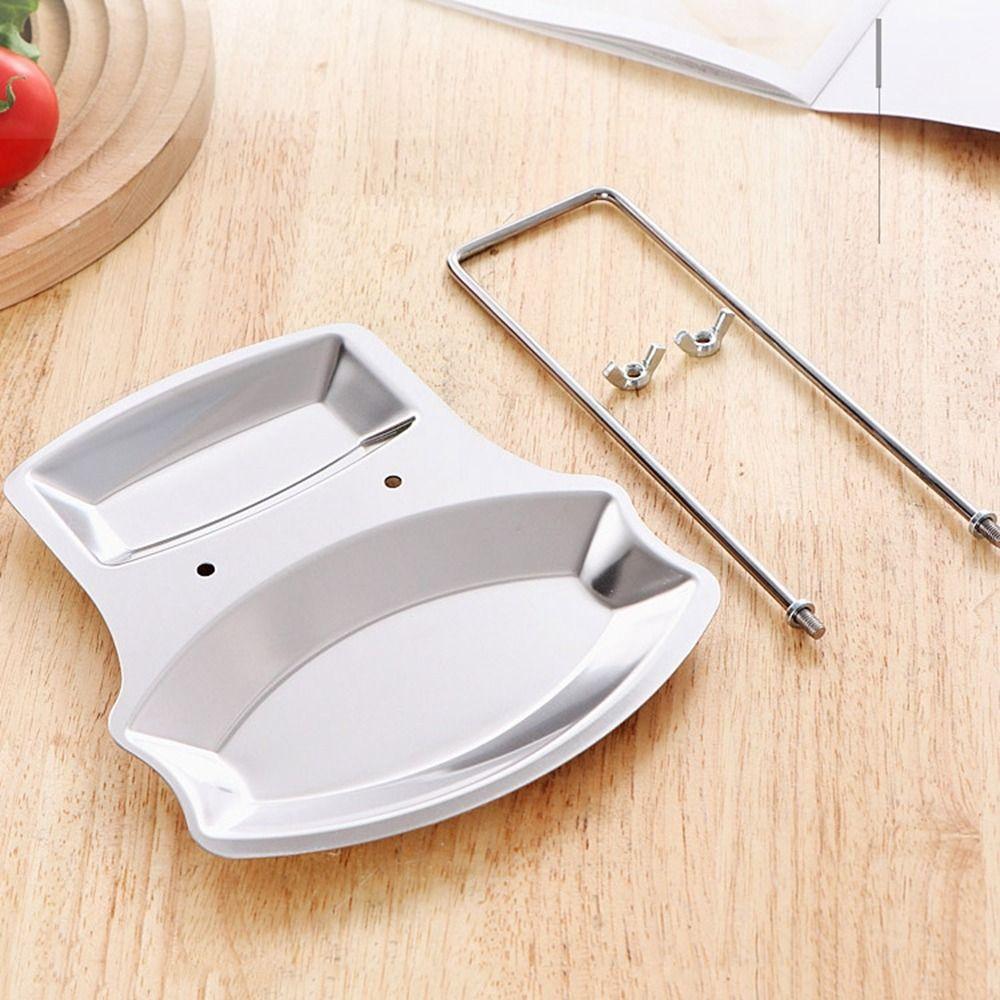 Silver/Gold Lid and Spoon Rest Shelf Detachable Pot Lid Rack Stainless Steel Pot Lid Holder  Home