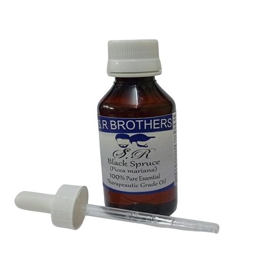 

S.R Brothers Black spruce (Picea mariana) Pure & Natural Therapeutic Grade Essential Oil Plastic with Dropper 10 ml