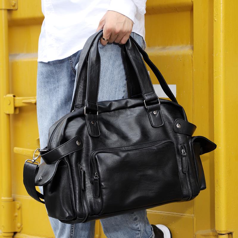 2023 Men's Leather Crossbody Shoulder Bag - Business & Casual Travel Handbag