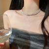 Bling Luxury 2024 Diamond Clavicle Necklace - High-End Layered Choker for Influencers