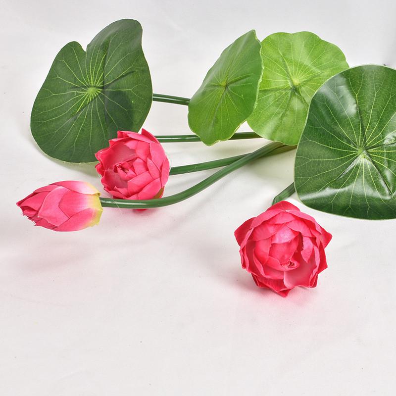 Lotus Simulated Leaves Artificial Flowers Ornament For Home Decoration Hotel