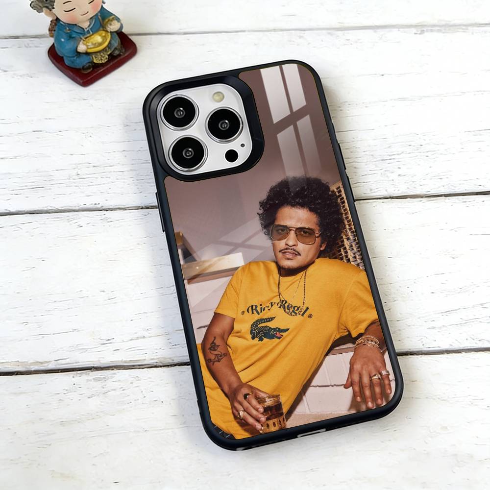 Singer B-Bruno M-Mars Phone Case For iPhone17,16,15,14,13,12,11 Plus,Pro Magnetic with Magsafe Wireless Charging
