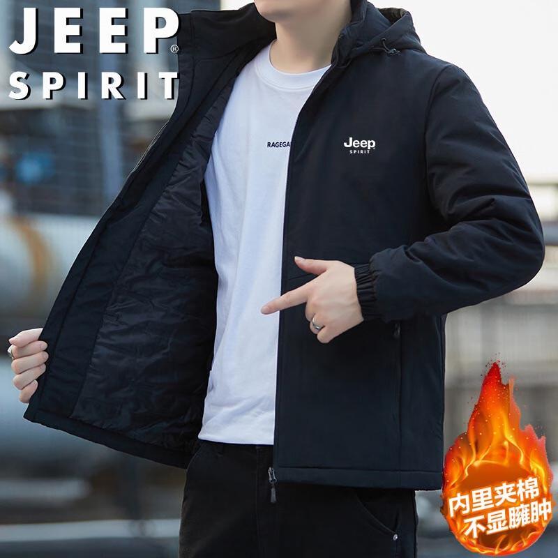 

JEEP SPIRIT Men s Hooded Winter Padded Jacket 3XL