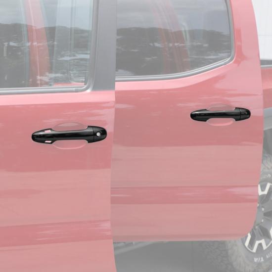 For Toyota Tacoma 2016- ABS Glossy Black Door Handle Cover Trim Decors 8PCS