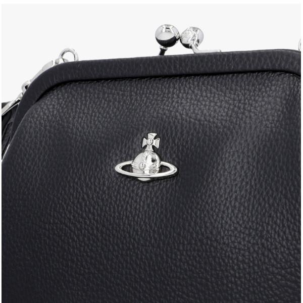 Vivienne Westwood Vegan Grain Clutch Crossbody Bag N403