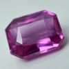 Beautiful Certified 10.25 Ct, NATURAL PINK Sapphire Emerald Cut Loose Gemstone